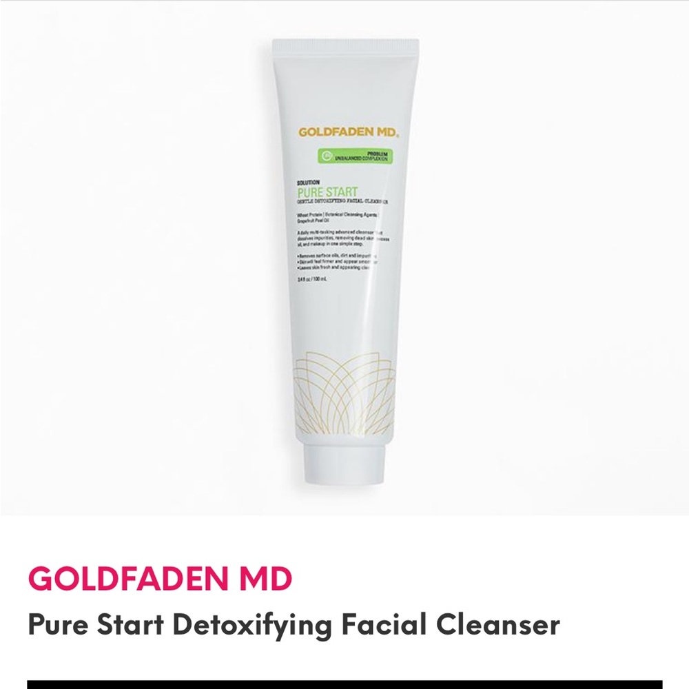 NWT Goldfaden MD Detoxifying Facial Cleanser